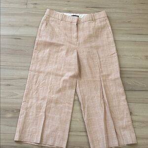 J. Crew Wide Leg Plaid Bermuda Pants